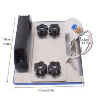 Soporte De Torno Para Azafata De 45° Corte De Acero Inoxidable Portátil Adhesivo Para Torno Eliminación De Polvo Herramienta De Carpintería - details 4
