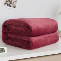 Manta De Felpa Coral Suave Y Cálida Para Camas Faux Fur Mink Tela De Plisado American Style Estilo Invierno Cubierta De Sofá Color Sólido Manta De Viaje Para Adultos - details 19