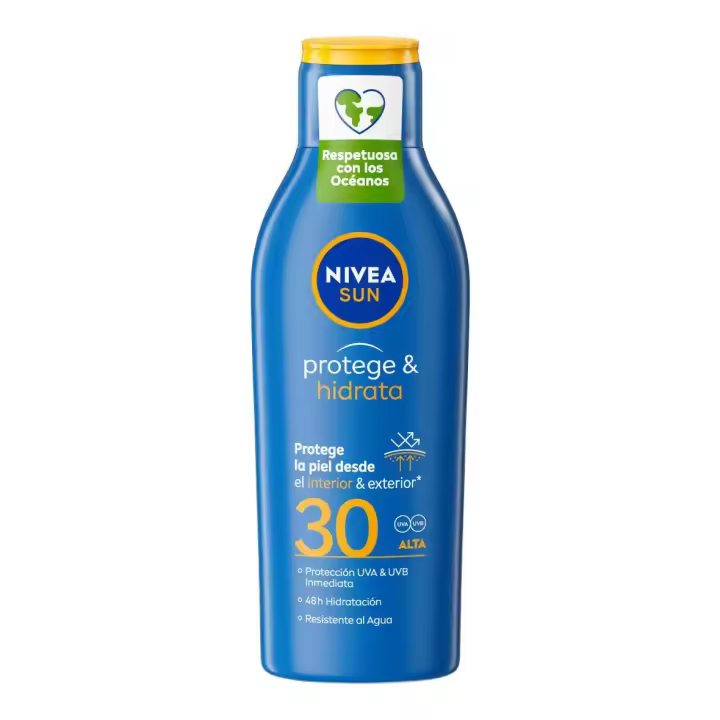 NIVEA SUN Protege & Hidrata Leche Solar SFP20/30/50 1+200ml/270ml/400 ml,NIVEA SUN SFP50 Spray Bruma Sport  SPF30/50+ 200 ml - 1