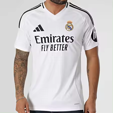 Camiseta Futbol Adidas Real Madrid 2025 Blanco 2 Adcfmf2436Ad - 1