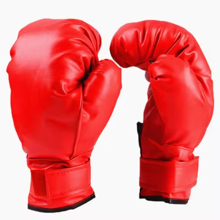 Boxing gloves Sanda martial arts boxing taekwondo training Sanda fighting red, black and blue - 1