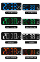 Reloj De Alarma Digital Con Control De Voz Multi-function LED Temp Date Display 12/24H Positivo/Contador Reloj De Mesa Decoración Para Habitación - details 8