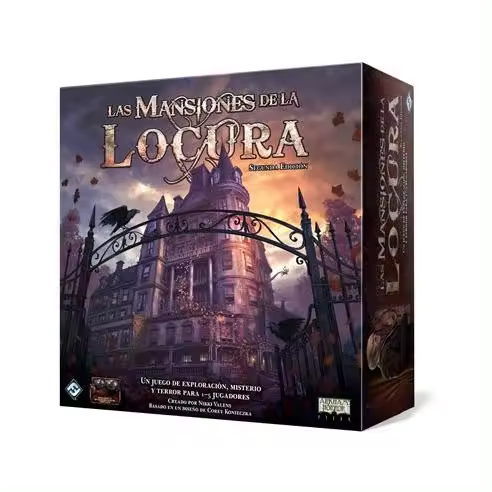 Asmodee Las Mansiones de la Locura: Edición 2º - Juego de Mesa Cooperativo con Aplicación Innovadora - 1