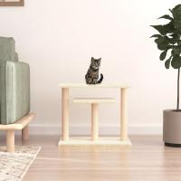 vidaXL Postes Rascadores para Gatos con Plataformas Escaladores Color Crema,  Gris claro,  Gris oscuro y mas - details 0