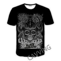 Camiseta Casual Para Hombres Y Mujeres Con Estampado 3D De BLACK SABBATHE Rock Manga Corta Negro Hip Hop Verano Transpirable Mecánica De Lavar Material Poliéster - details 2