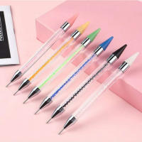 Kit De Decoración Para Uñas DIY Con Herramienta De Recogida De Strass Y 2 Tiras De Cera Adicional 2PCS Dual-Ended Manicure - details 10