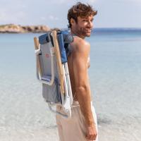 Flamingueo Silla Playa Almohada Ergonómica Confort Reclinable 5 Posiciones Bolsillo Insulado Frío Posavasos Doble Asas Mochila Fácil Transporte 59 x 62,5 x 81 cm - details 11