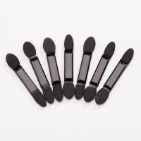 100Pcs Cepillo De Uñas Con Esponja Doble Cara Aplicador De Polvo De Uñas Espejo Pigmento De Cromo Fácil Cepillo De Maquillaje Herramientas De Latex - details 3