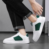 Zapatos De Deporte Para Hombre En Blanco Versátiles Con Suela Gruesa Y Transpirables Zapatillas Casuales Ligeros Para Correr Y Tenis - details 10