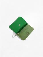 Cartera ,Monedero,Tarjetero ,billetera Para Mujer,Elegante de Cuero Granulado ,Piel auténtico- Ligera y Práctica con Dos Compartimentos y Bolsillo con Cremallera, Varios Colores,regalo para mujer,hecho en Italia - details 5