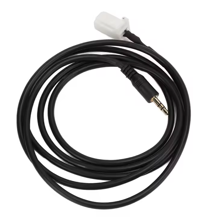 Adaptador auxiliar para coche de 150 cm con conector de 8 pines y cable de conversión de repuesto para Suzuki - 1