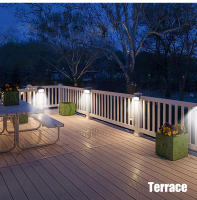 2 Packs De Luces Solares Con Sensor De Movimiento IP65 Impermeables 197 LEDs Para Exteriores 3 Modos Luz Solar Para Pasos Jardín Valla - details 11