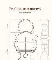 Lámpara De Aceite Vintage Portátil 4000mAh Para Camping Luz De Tenda Decoración De Festival Uso Exterior Emergencia Y Interior - details 15