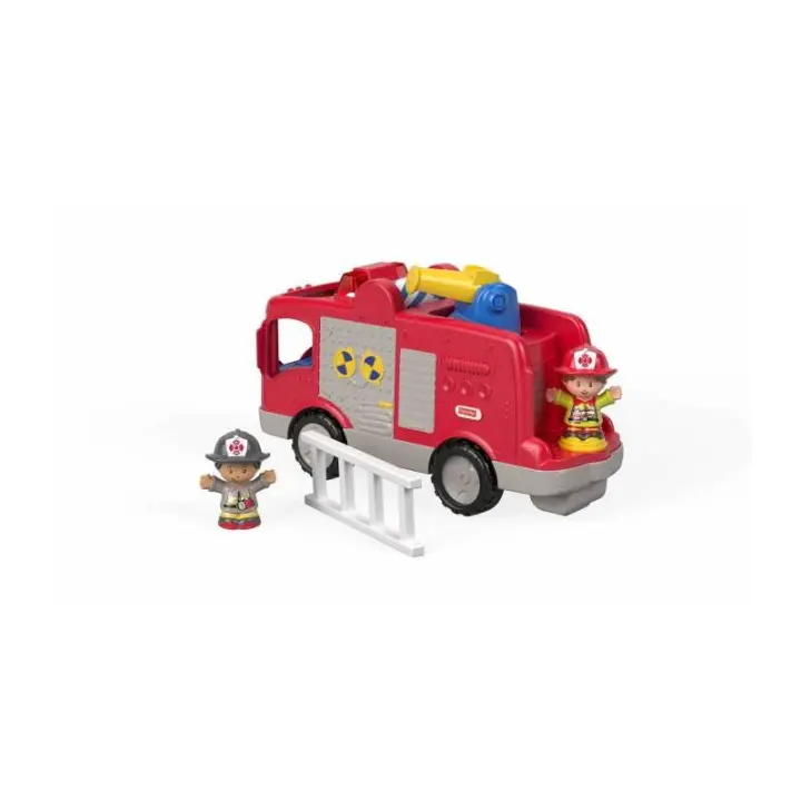 Mattel Camión Ayuda Al Bombero con Sonidos Realistas y Luces de Emergencia - 1