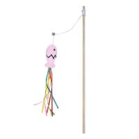 Juguete Interactivo Para Gatos Fashion Cat Wand Toy Palillo De Madera Natural Telescopio Elástico Para Gatos Internos Juguete De Moler Dientes - details 14