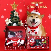 Juguete De Peluche Para Perros Navidad Squeak Santa Elk Gingerbread Donut Juguete Educativo Para Masticar Y Limpiar Los Dientes De Mascotas - details 0