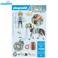 Playmobil 71358 hora de comer con Ellie y Sawdust Horses of Waterfall - details 2