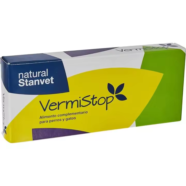 Laboratorio Stangest Antiparasitario Intestinal para Aves Vermistop Stangest 20 Comprimidos - Protección Integral - Salud óptima - Fácil de Administrar - Seguro y Confiable - Prevención Duradera - 1