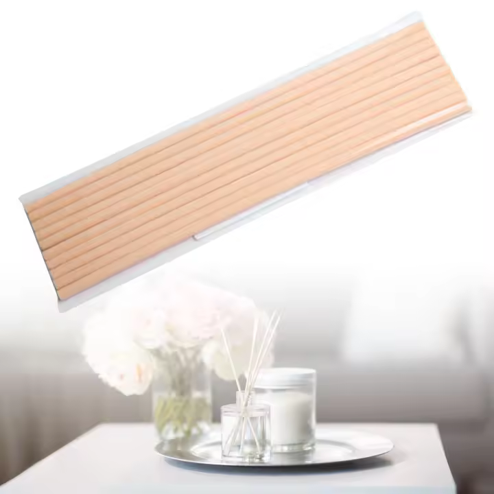 Juego De 10 Pinos De Rattan Para Diffusor De Fragancia Largo 11.81 Pulgadas Para Decoración Del Hogar Y Ambientes Como Dormitorio Sala De Estar Cocina - 1