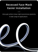 Tubo De Silicona Neón Flexible 1-5m LED Perfil Inmersión Impermeable IP67 Luz De Fita Decorativa Exterior Cinta LED Línea Continua - details 7