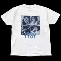 Camiseta Casual Para Hombre Algodón Puro Estampado Elástica Super Corta Manga Corta Taylor Blanco Transpirable Ligera Secado Rápido Protección Solar Stretchable - details 7