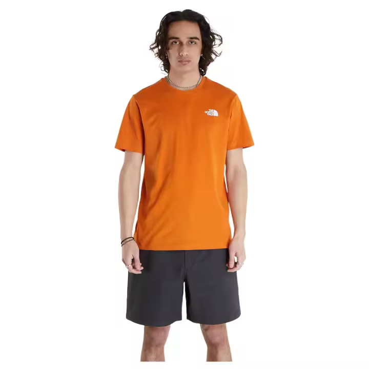 Camiseta de Manga Corta The North Face Redbox para hombre en color naranja - 1