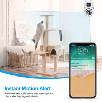 1080P Cámara Vigilancia WiFi Exterior 360°, PTZ Cámara IP Vigilancia de Seguridad, AI Detección de Humana, Seguimiento Automático, Sirena, Visión Nocturna , Audio Bidireccional, - details 1