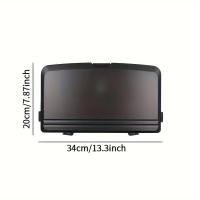 Mesa De Coche Con Asiento Para Niños Y Almacenamiento Multifuncional Plegable Con Portacopios Para Espalda De Asiento Trasero - details 0