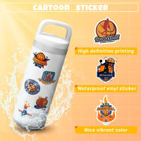 Nuevos 50PCS Pegatinas Deportivas Motivacionales De Baloncesto Slam Dunk Dibujos Animados Táctiles Resistentes Al Agua Para Fans De La NBA - details 4