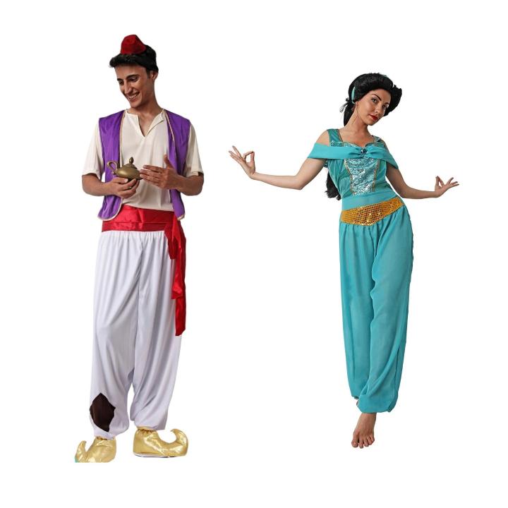 Disfraz de Princesa / Príncipe Árabes, tipo Aladino / Jasmine.  Tallas  únicas M/L.