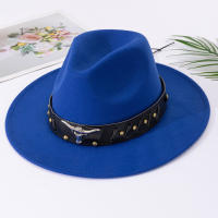 Gorro De Jazz De Lana Estilo Europeo Y Americano Para Hombres Y Mujeres Amantes Del Estilo Nacional Gorro De Pico Plano Con Visera De Cabeza De Vaca - details 9