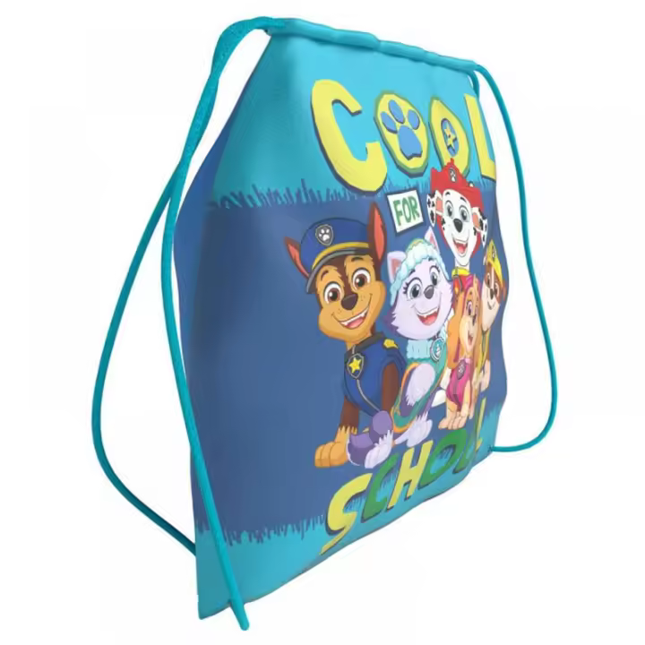 Mochila de saco Patrulla Canina con estampados de personajes de 22 cm - 1