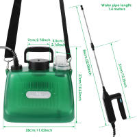 5L Rojelladora Eléctrica Con Luz Y Correa Para Jardín Y Paisajismo Recargable Por USB 2000/2400mAh Control De Malezas Y Riego De Pesticidas - details 2