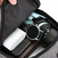 Bolso Bandolera Para Hombres Estilo Casual Deportivo Y De Viaje Con Cierre De Cremallera Material De Nylon Adecuado Para Correr Y Viajes - details 2