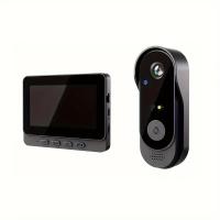 Timbre Inalámbrico with Cámara 1080P HD Timbre Videoportero Exterior IP65 Impermeable Inalámbrico with Cámara y Pantalla IPS de 4,3 Pulgadas, Interconexión inalámbrica Bluetooth 2,4G, No Requiere WiFi - details 2