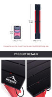 Mesa Plegable Portátil De Camping Widesea Para Picnic Y Barbacoa Ultra Ligera Mesa De Computadora Y Cama Ideal Para Viajes - details 2