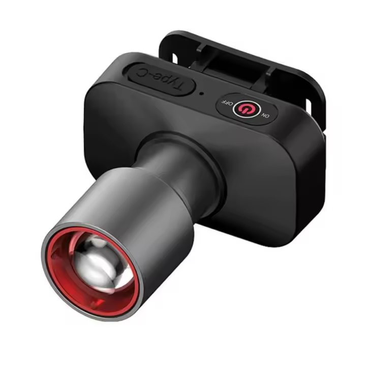 Linterna Frontal LED Super Brillante Recargable Por USB Con Zoom Luz Para Pesca Y Actividades Al Aire Libre Fuente De Luz LED Duradera Y Impermeable - 1