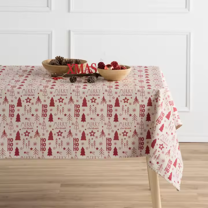 MINT DECO - Mantel Antimanchas 100% Algodón Hoho - 1