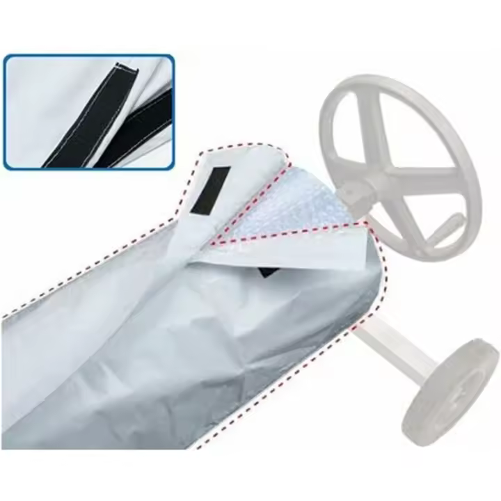 Cubierta enrollable de tela impermeable para piscina, cubierta protectora para piscina al aire libre, cubierta para lona solar - 1