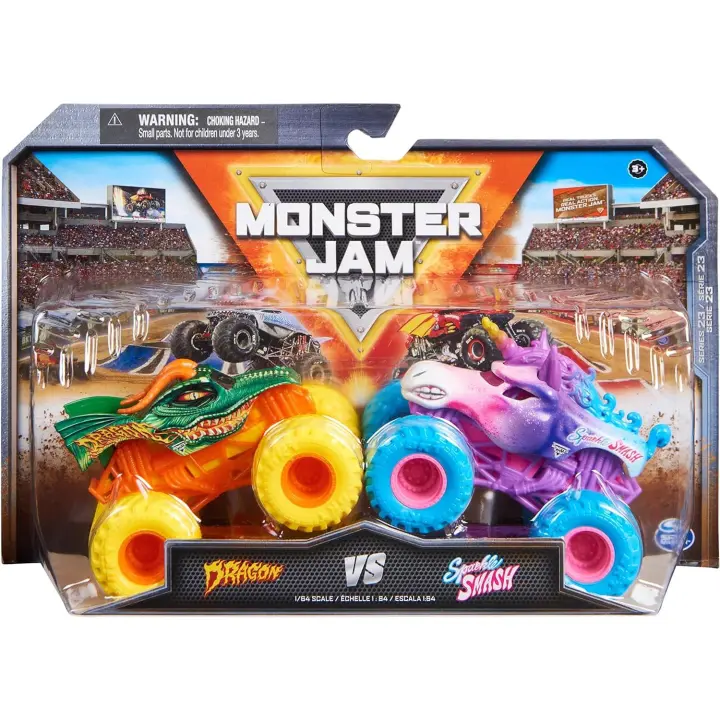 Monster Jam Monster Trucks Escala 1:64 Surtido/Modelo aleatorio (Spin Master 6064128) Juguetes infantiles para niños de 3 años o más - 1