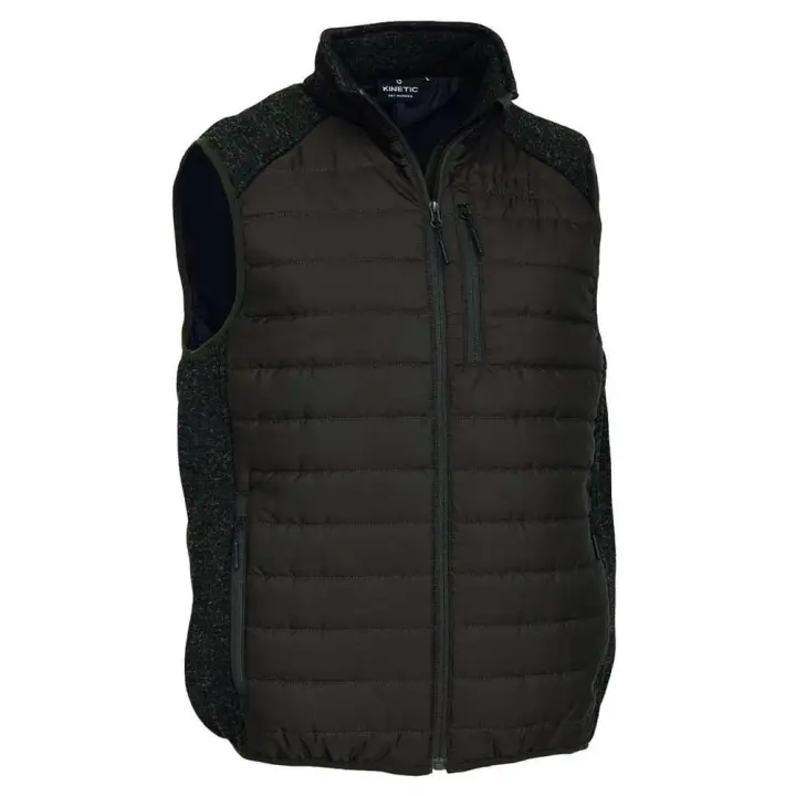 Ropa hombre Chalecos Kinetic Chaleco Hybrid Verde - 1