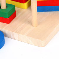 Juguetes Educativos De Madera Montessori Para Bebés Y Niños Menores De 6 Años Organizador De Formas Y Colores Bloques De Puzle Grandes De Geometría Para Niños - details 7