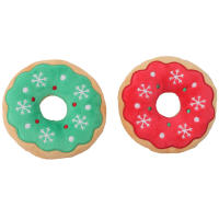 Juguete De Peluche Para Perros Navidad Squeak Santa Elk Gingerbread Donut Juguete Educativo Para Masticar Y Limpiar Los Dientes De Mascotas - details 8