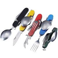 Juego De Utensilios De Camping Plegable Multi Funcional Cuchillo Fork Cuchara Para Actividades Al Aire Libre Deportes Picnic Viaje - details 16