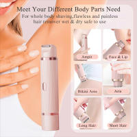 Rasuradora Eléctrica Para Mujer Epilador De Cuerpo Para Área Bikini Y Piernas Subaxilares Recargable FODRK - details 2