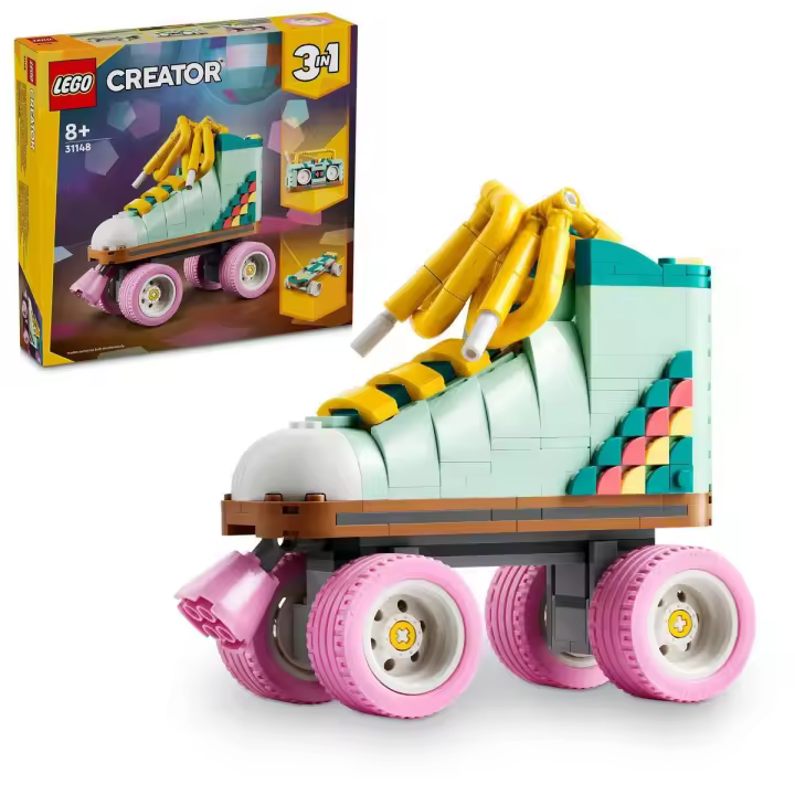 LEGO 31148 Creator Patín Retro Juguete convertible en minimonopatín o radiocasete - 1