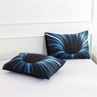 Set De Fundas Para Edredón 3 Piezas Azul Y Negro 3D Dormitorio Decoración Para Hombres Y Mujeres Adultos Malla Suave Y Cómoda Sin Almohada - details 2