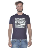 Emporio Armani Camiseta Algodón Hombre Azul 3Z1T751JPZZ 922 - details 0
