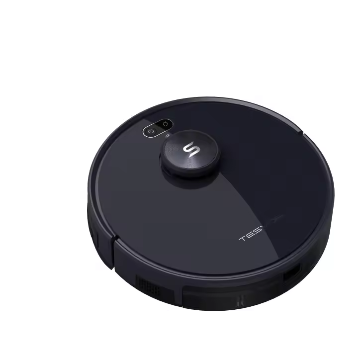 Robot aspirador TESVOR S6 -Robot Aspirador con navegación láser, superpotente, 2700 PA, Tiempo de Funcionamiento 120 Minutos, eliminación de alérgenos, aplicación de Control por Voz y Zonas de prohibición - 1
