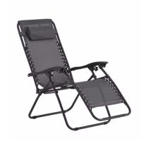 Miramax-silla Tumbona Con Reposabrazos,Tumbona Reclinable con Respaldo y Reposapiés Comfort,Tumbona Relax Plegable Multi-Posiciones,Gris Oscuro - details 0